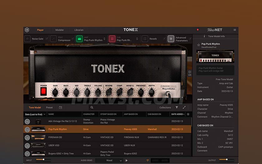 真实音色建模吉他效果器IK Multimedia Tonex Max v1.7.5 WIN