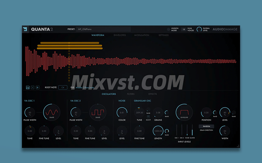 粒子合成器插件新外观 + 新功能Audio Damage AD055 Quanta 2 v2.0.15 macOS - Mixvst