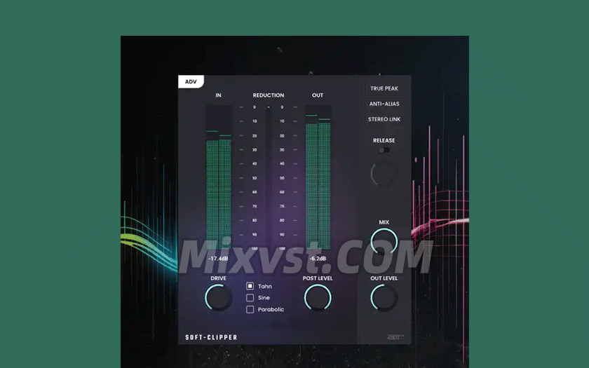 削波新标杆效果插件声音塑形利器AIR Music Technology AIR Soft Clipper v1.2.0 4 WIN-R2R