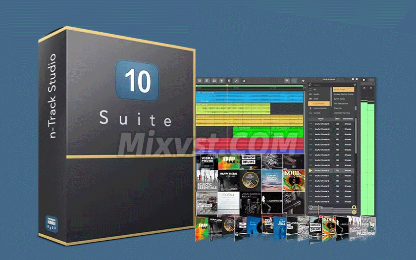 多轨音乐制作软件n-Track Studio Suite 10.1.0.8710 Multilingual WIN