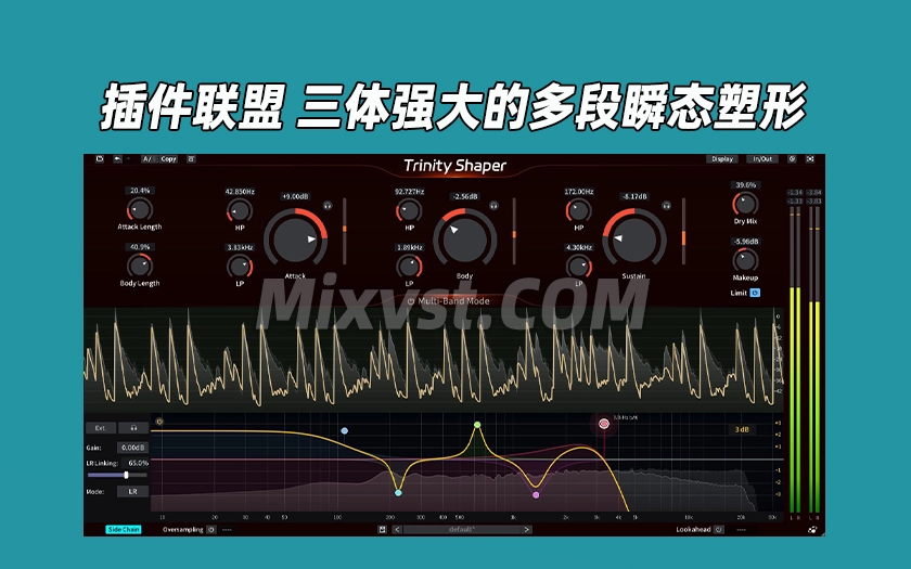 插件联盟多段瞬态控制Plugin Alliance & TBTECH – Trinity Shaper v1.0.0 WIN R2R