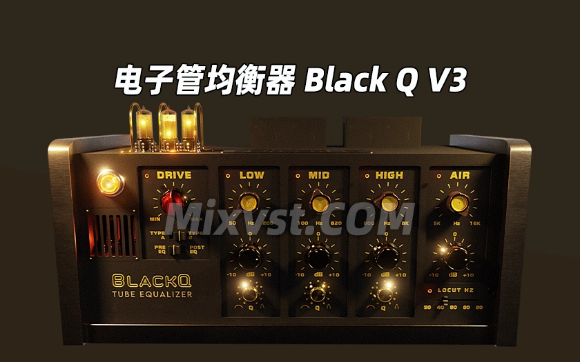 电子管均衡器插件 – 细腻甜美的均衡Tone Empire Black Q v3.5.0 Incl WIN-R2R