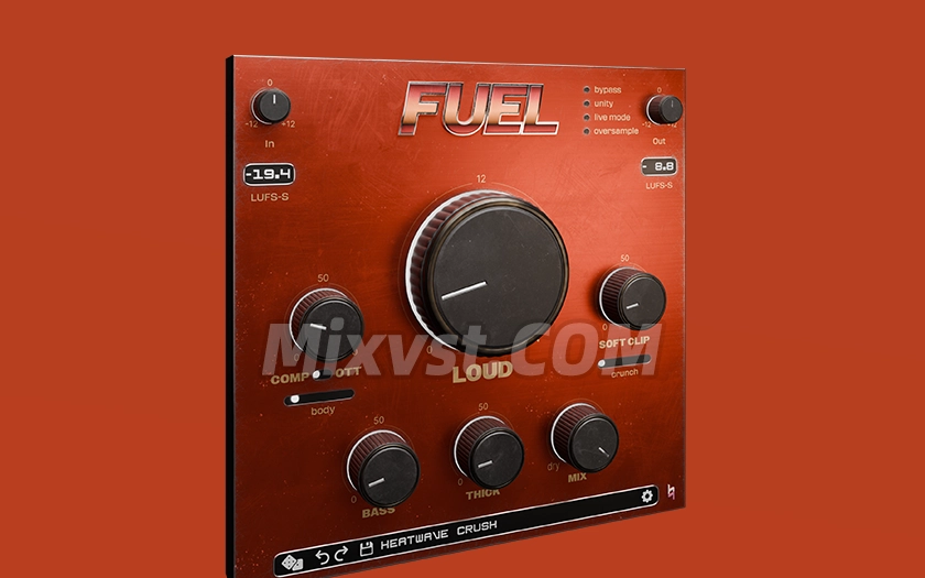 极限响度 音染饱和 失真 响度激励插件Musik Hack FUEL v1.0.3 REPACK-MOCHA WIN